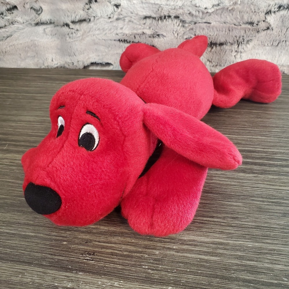 Aurora Clifford The Big Red Dog Laying Plush 11" Character Stuffed Animal 2022